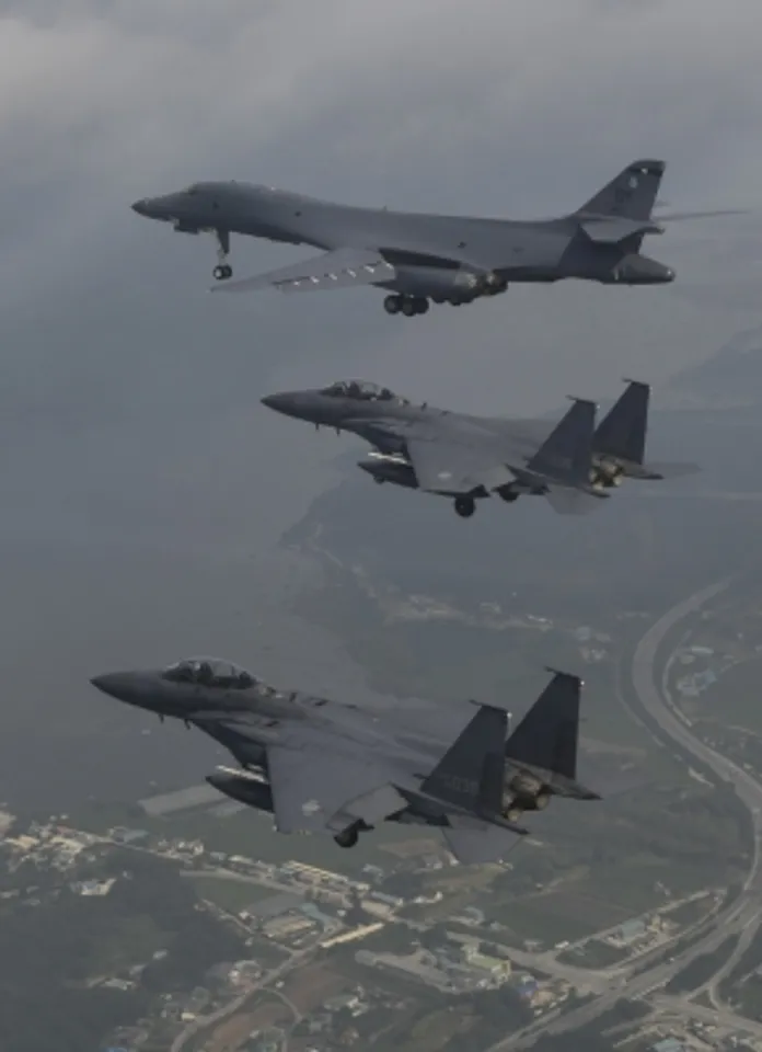 B1-B U.S. bombers in S. Korea