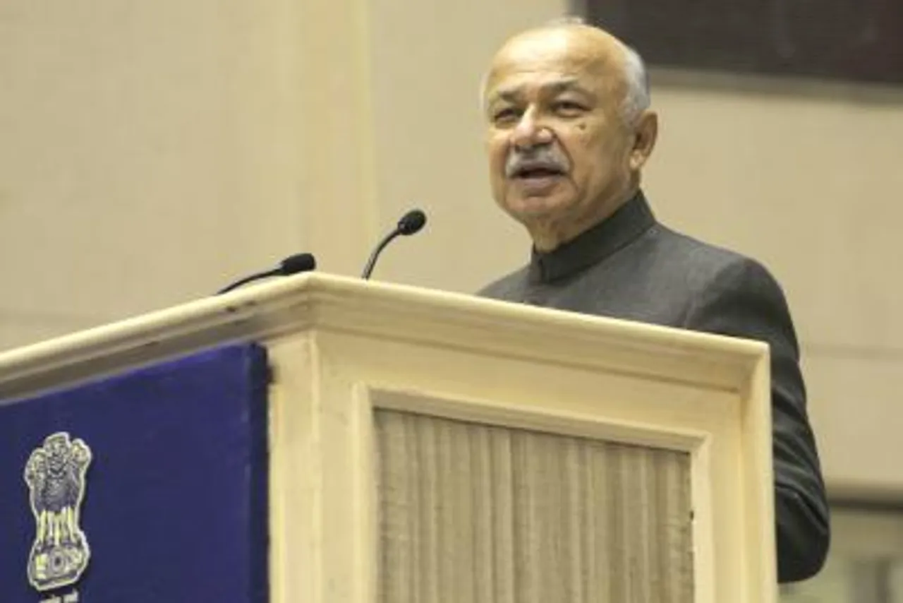New Delhi: Sushil Kumar Shinde during Annual Directors General of Police Conference