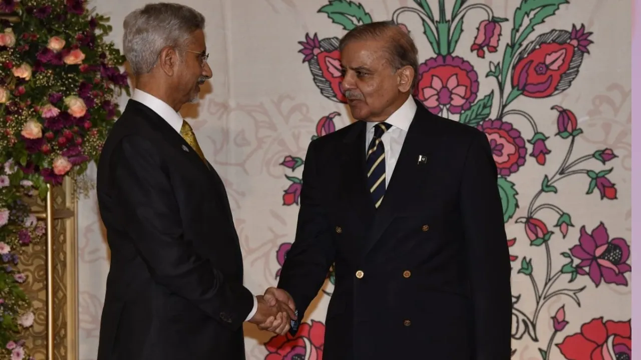 Shehbaz Sharif Meets S Jaishankar 
