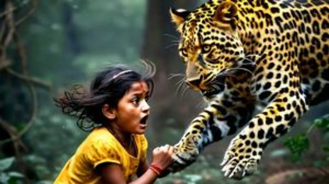Leopard attack on child