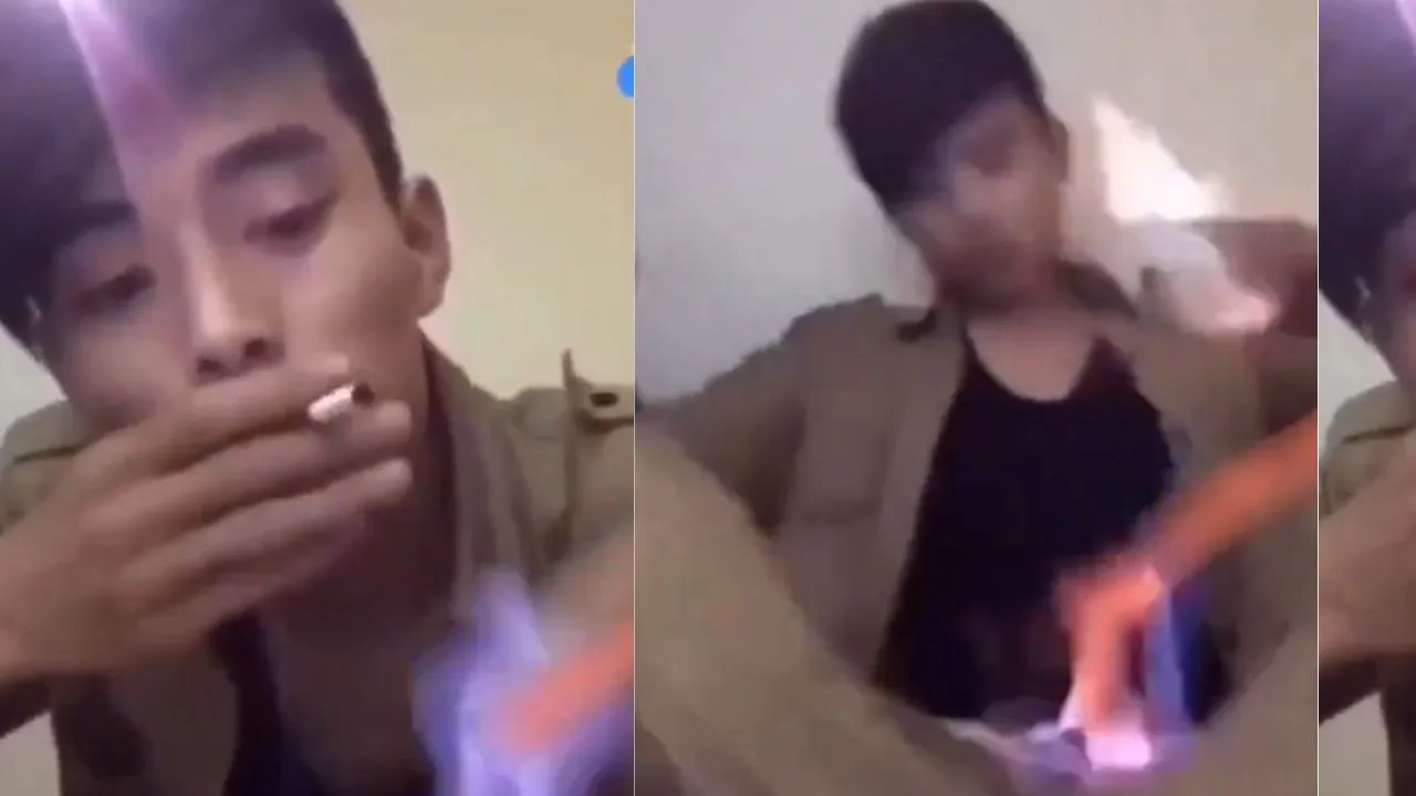 smoking viral video