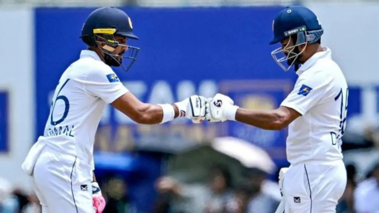 SL vs NZ:  Dimuth Karunaratne and Dinesh Chandimal