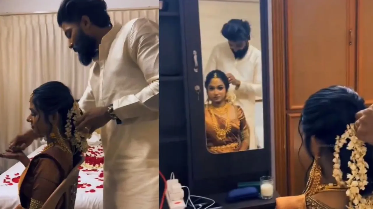 wedding night couple video