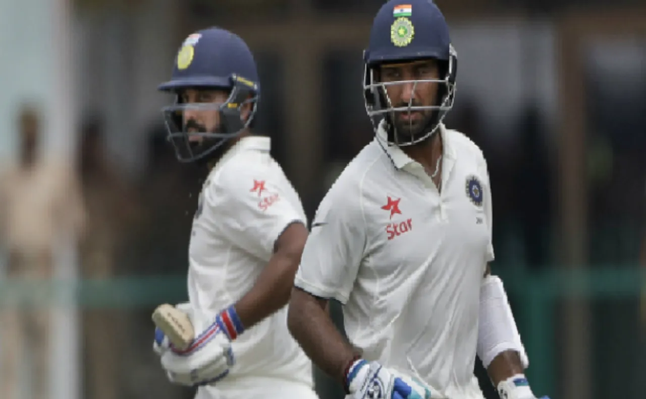 500th Test: तीसरे दिन का खेल ख़त्म, विजय और पुजारा ने संभाली भारत की पारी, भारत की बढ़त- 215 रन