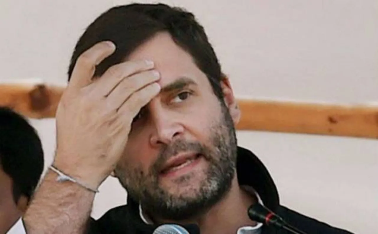VIDEO: यूपी में किसान यात्रा के दौरान राहुल पर फेंका गया जूता, कांग्रेस उपाध्यक्ष ने BJP-RSS पर लगाया आरोप