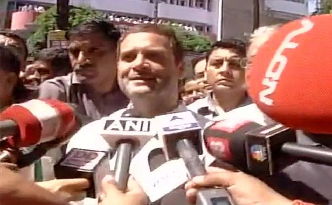 कोर्ट में पेश होने के बाद बोले राहुल- RSS की विचारधारा के खिलाफ लड़ता रहूंगा
