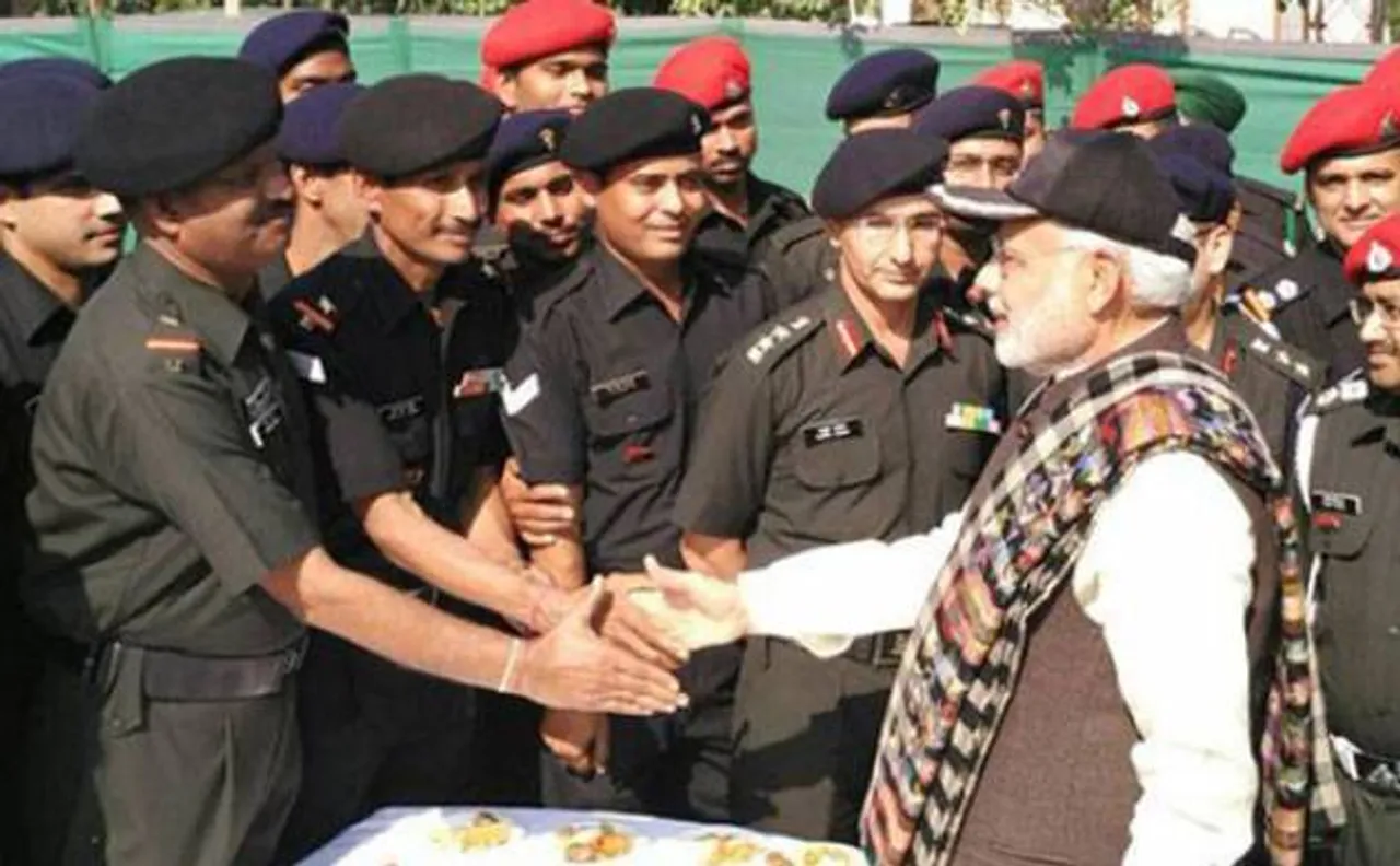 चीन की सीमा पर आज जवानों संग दिवाली मनाएंगे पीएम मोदी