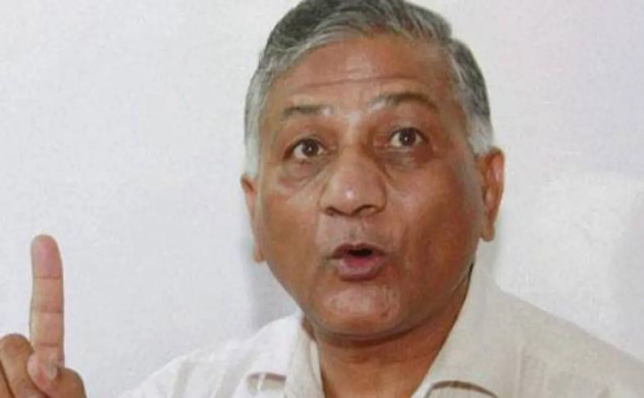 वीके सिंह के विवादित बोल, आत्महत्या करने वाले पूर्व सैनिक की मानसिक स्थिति पर उठाए सवाल