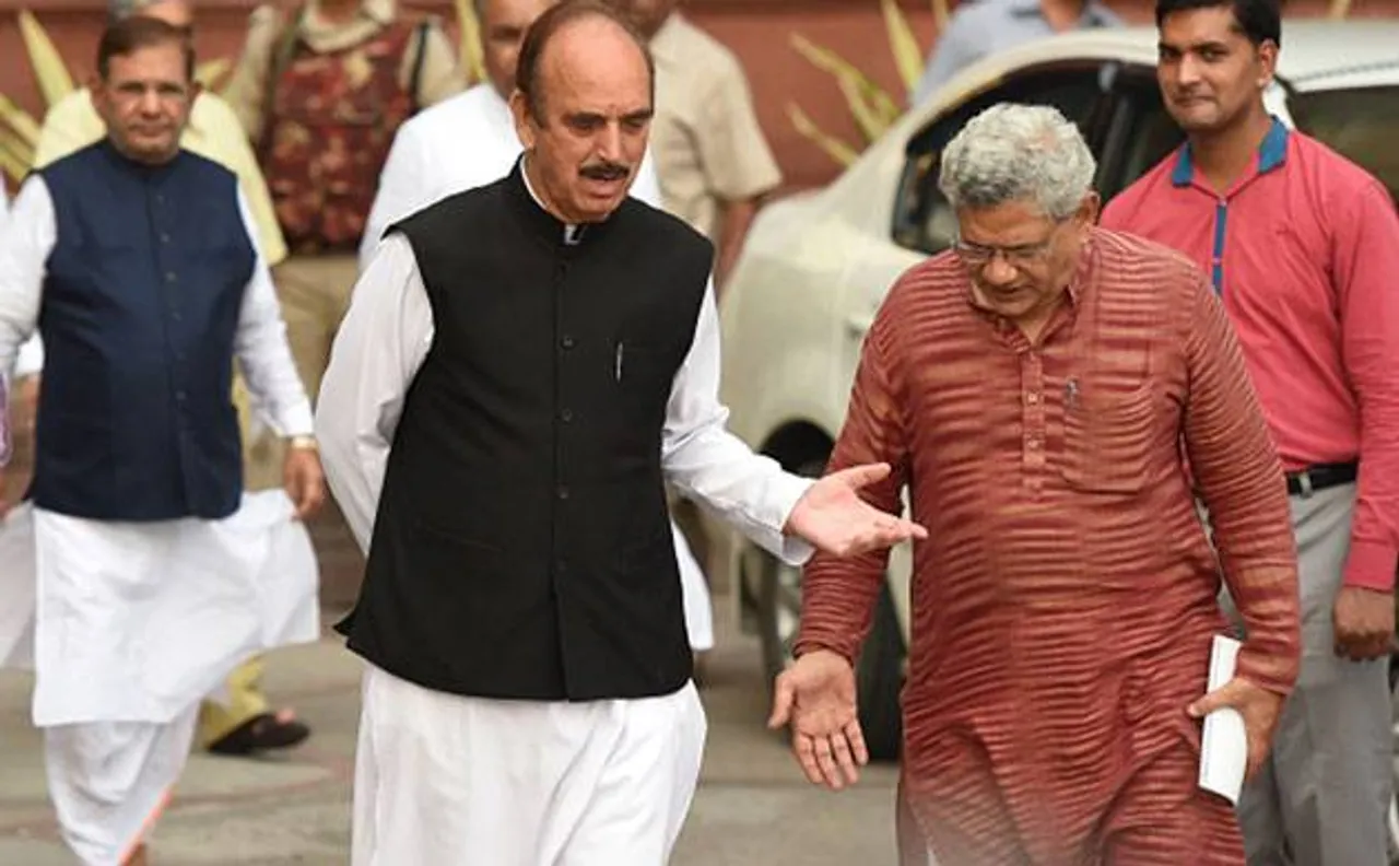तीसरे दिन भी संसद रही ठप, आज़ाद बोले, मैं नहीं, सरकार मांगे माफी