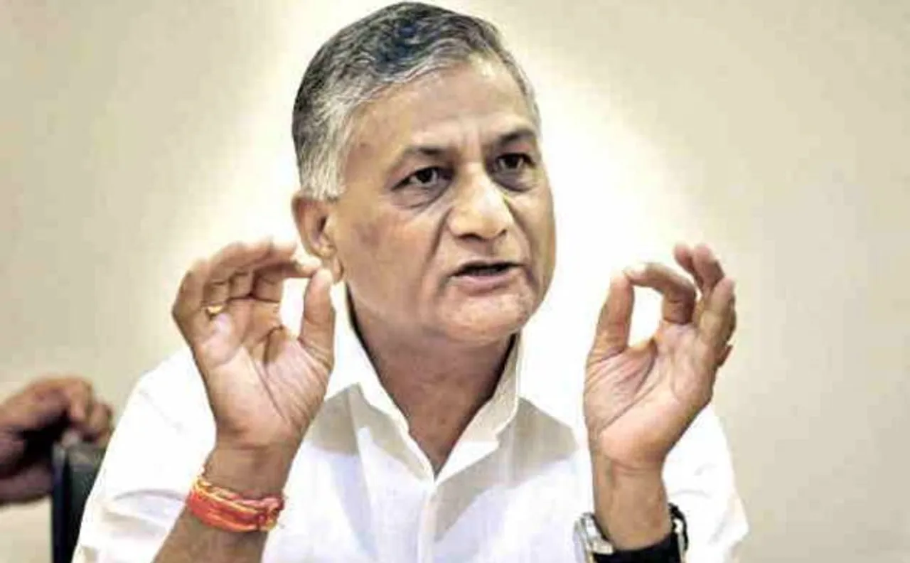पीसीआई ने केंद्रीय मंत्री वीके सिंह को दलितों पर आपत्तिजनक टिप्पणी मामले में दी क्लीन चिट