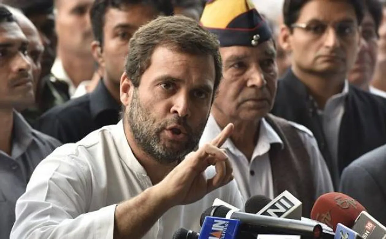 संसद नहीं चलने पर आडवाणी की नाराजगी, राहुल ने कहा 'थैंक्यू'