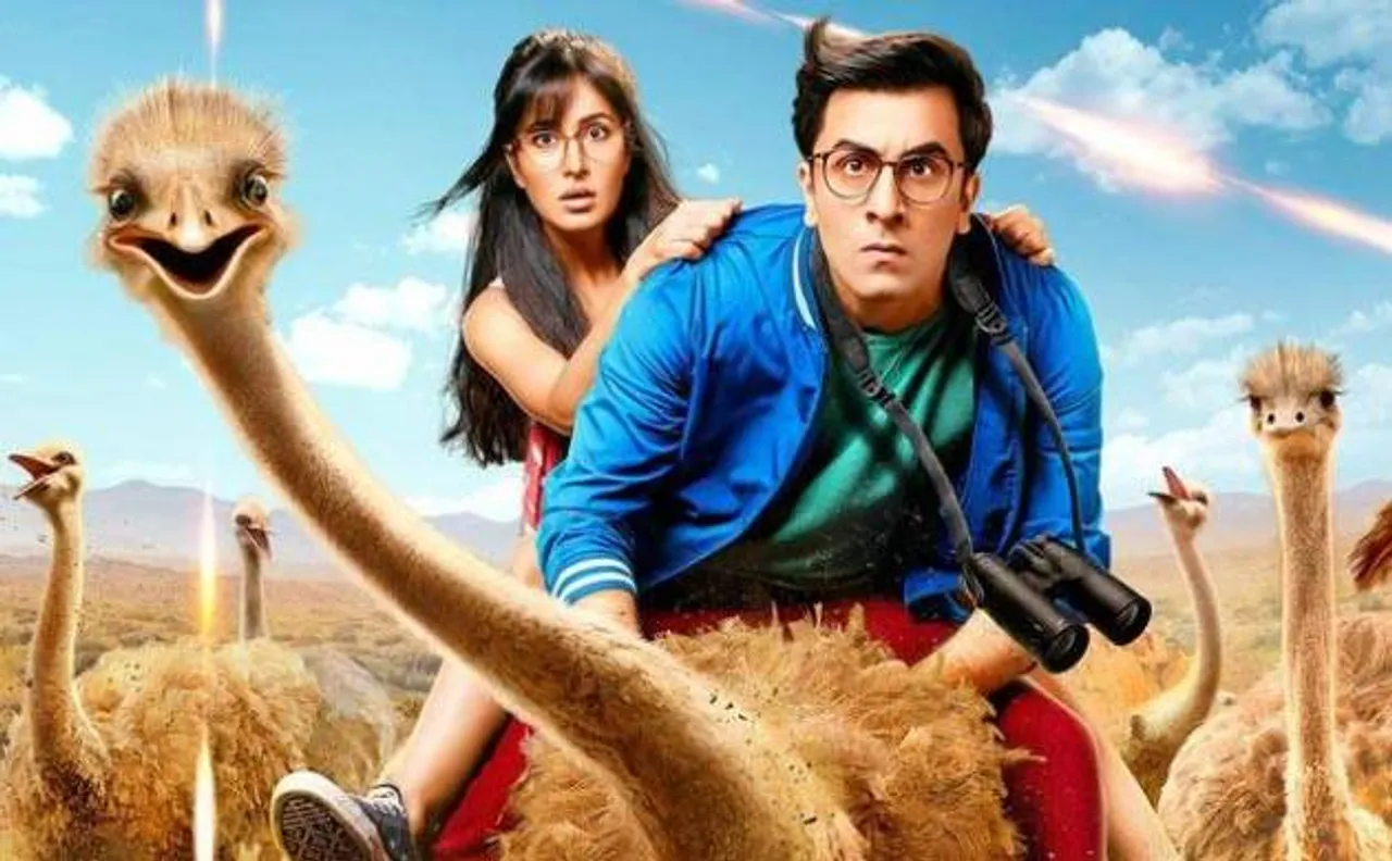 'जग्गा जासूस' के पहले पोस्टर में रणबीर कैटरीना की देखिये शानदार सवारी