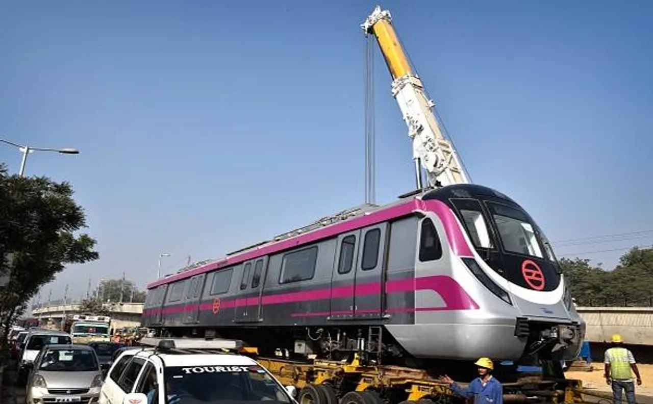 दिल्ली मेट्रो ने मैजेंटा लाइन पर दूसरे चरण का परीक्षण शुरू किया