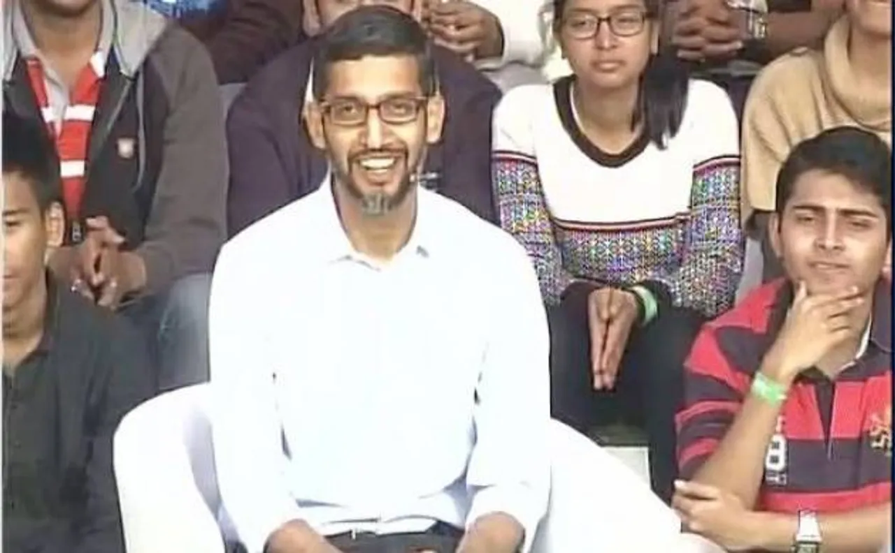 गूगल के सीईओ सुंदर पिचाई ने नोटबंदी को बताया साहसिक क़दम, कहा भारत में पैदा होंगे नये अवसर