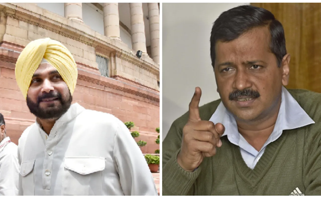 'आप' का नवजोत सिंह सिद्धू पर आरोप, कहा अभी भ्रष्टाचार के लिए बादल को कोस रहे हैं, खुद भी थे उसी टीम का हिस्सा