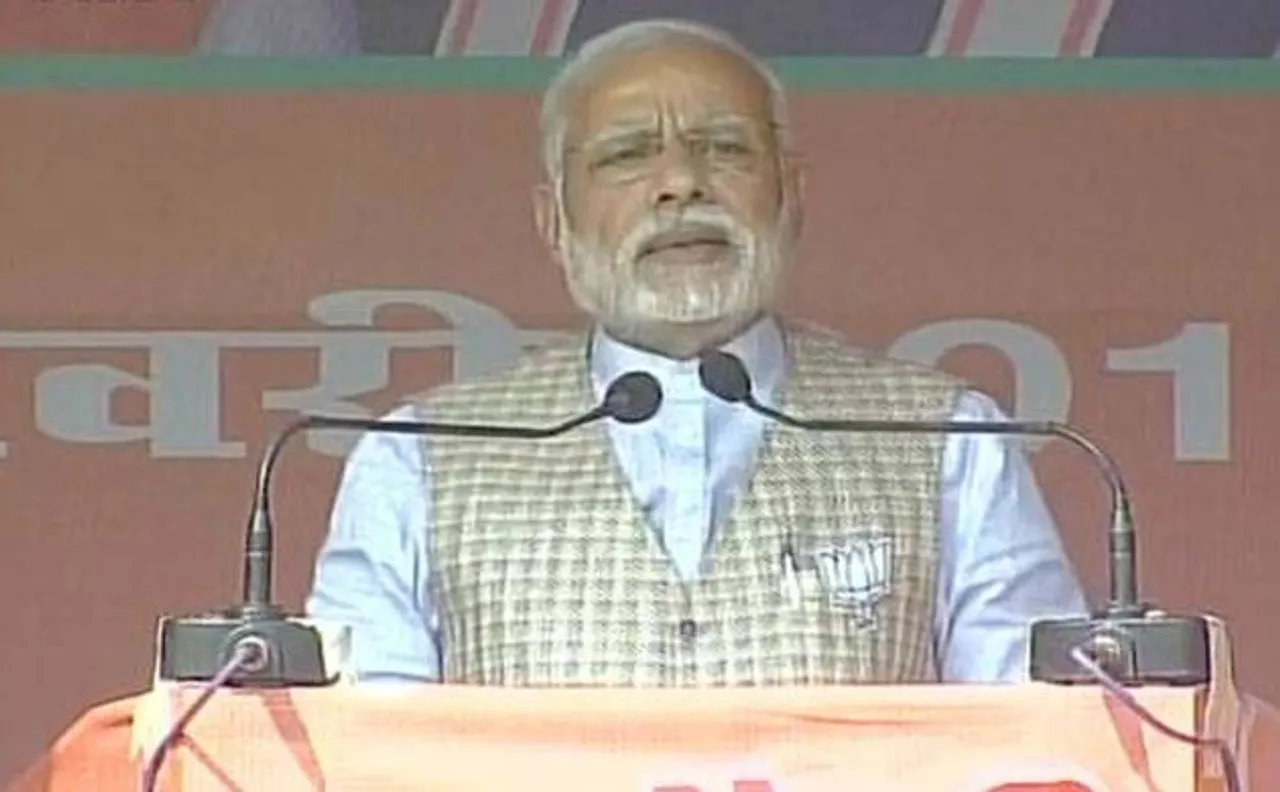 यूपी विधानसभा चुनावः मोदी का अखिलेश पर वार- वो बोलते हैं काम बोलता है, लेकिन परियोजनाएं अधूरी