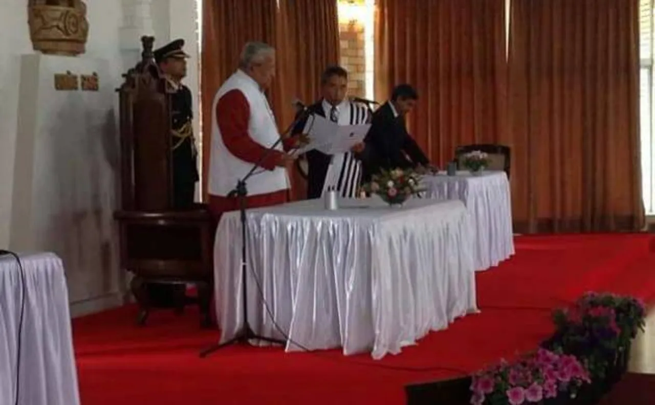 नागालैंड: लीजीत्सू ने ली मुख्यमंत्री पद की शपथ, जेलियांग के इस्तीफे के बाद मिली कुर्सी
