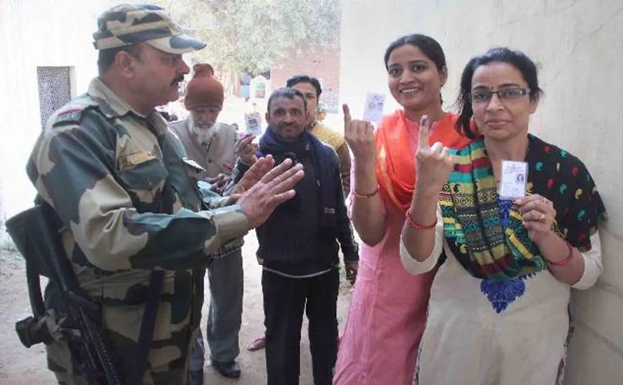 यूपी विधानसभा चुनाव: चौथे चरण के लिए मतदान समाप्त, 61% वोटिंग