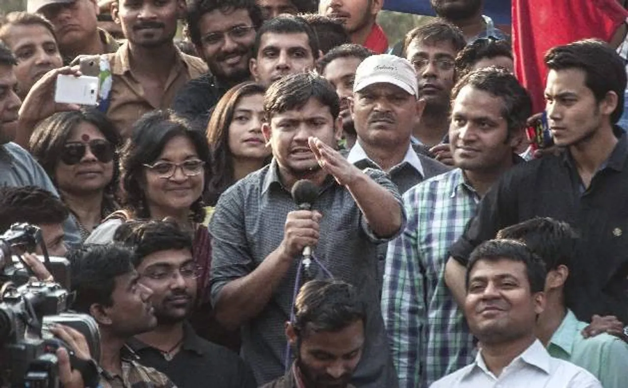 दिल्ली पुलिस की चार्जशीट में खुलासा, JNU में कन्हैया कुमार ने नहीं लगाये थे देश विरोधी नारे