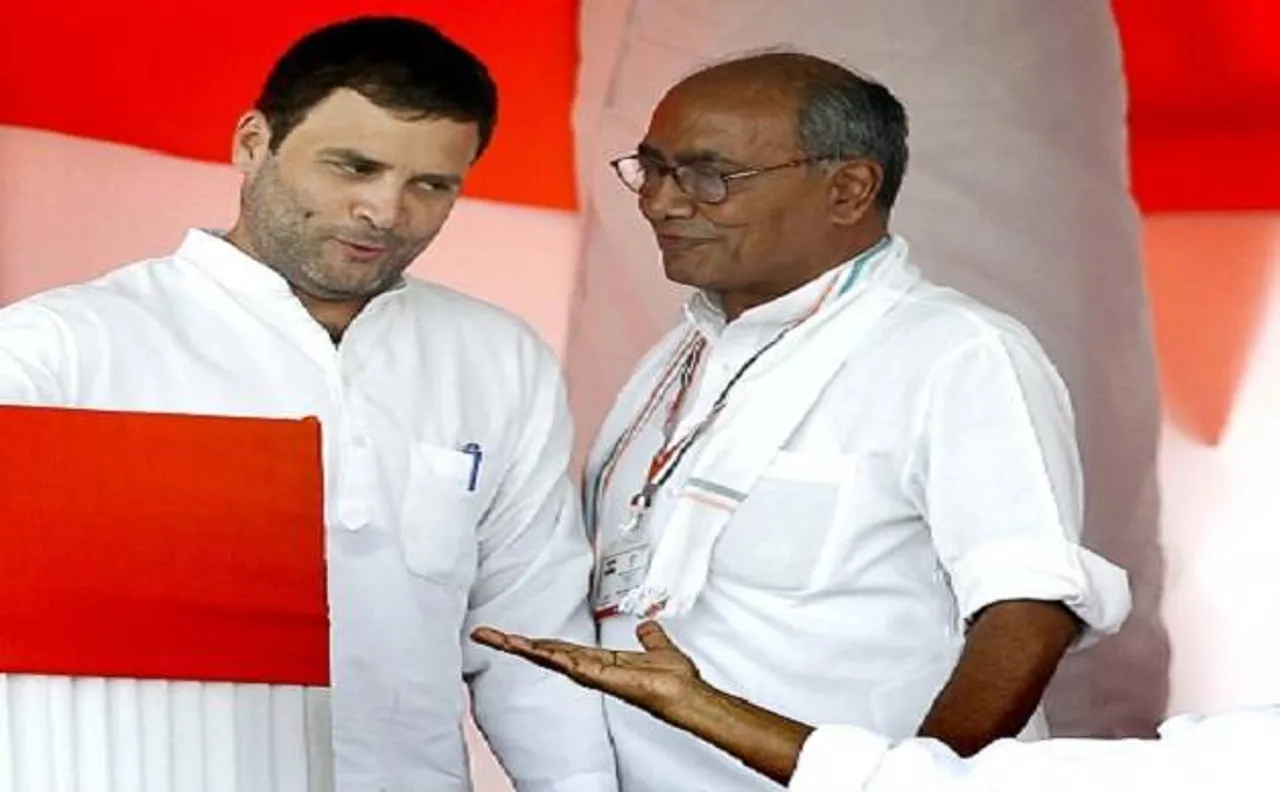 दिग्विजय सिंह ने कहा- कांग्रेस के खराब प्रदर्शन से नहीं घटेगा का राहुल गांधी का कद