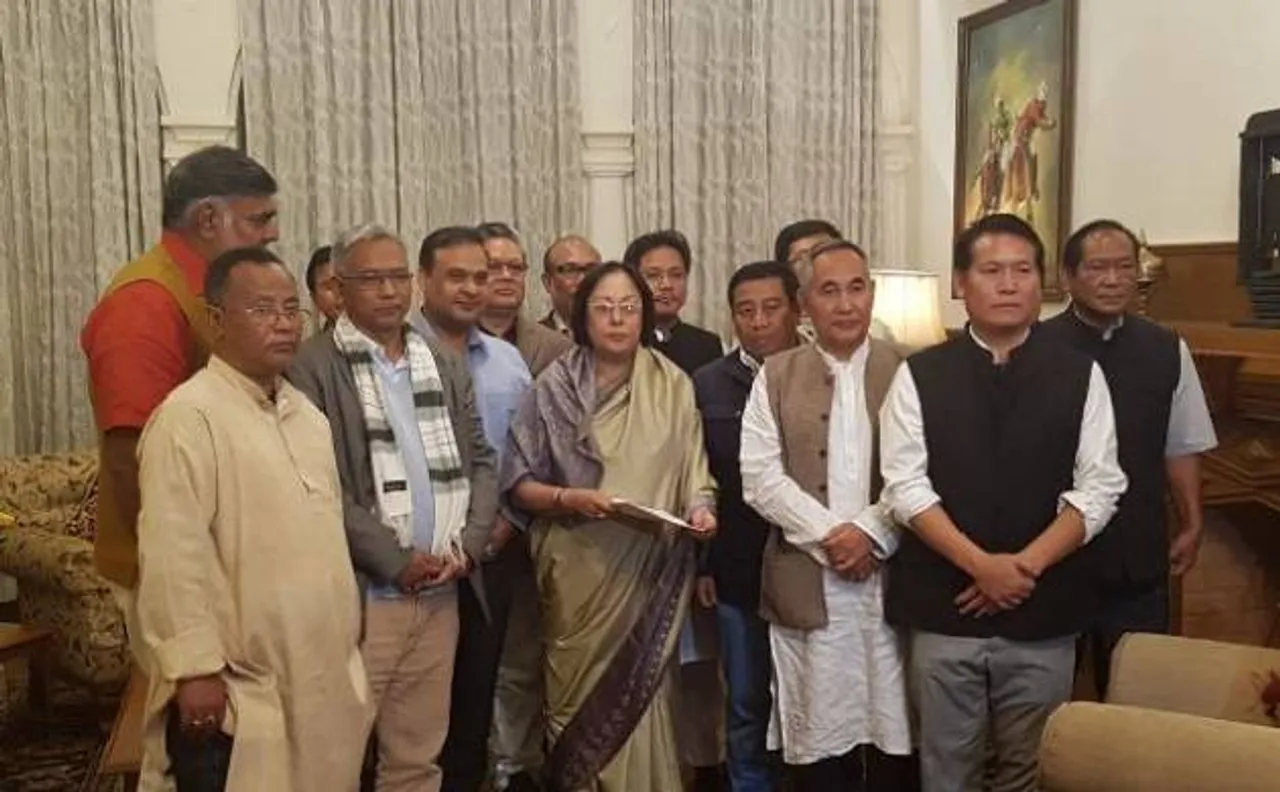 मणिपुर में बीजेपी को समर्थन के लिए एनपीएफ की शर्त, सभी 4 विधायकों को बनाएं मंत्री