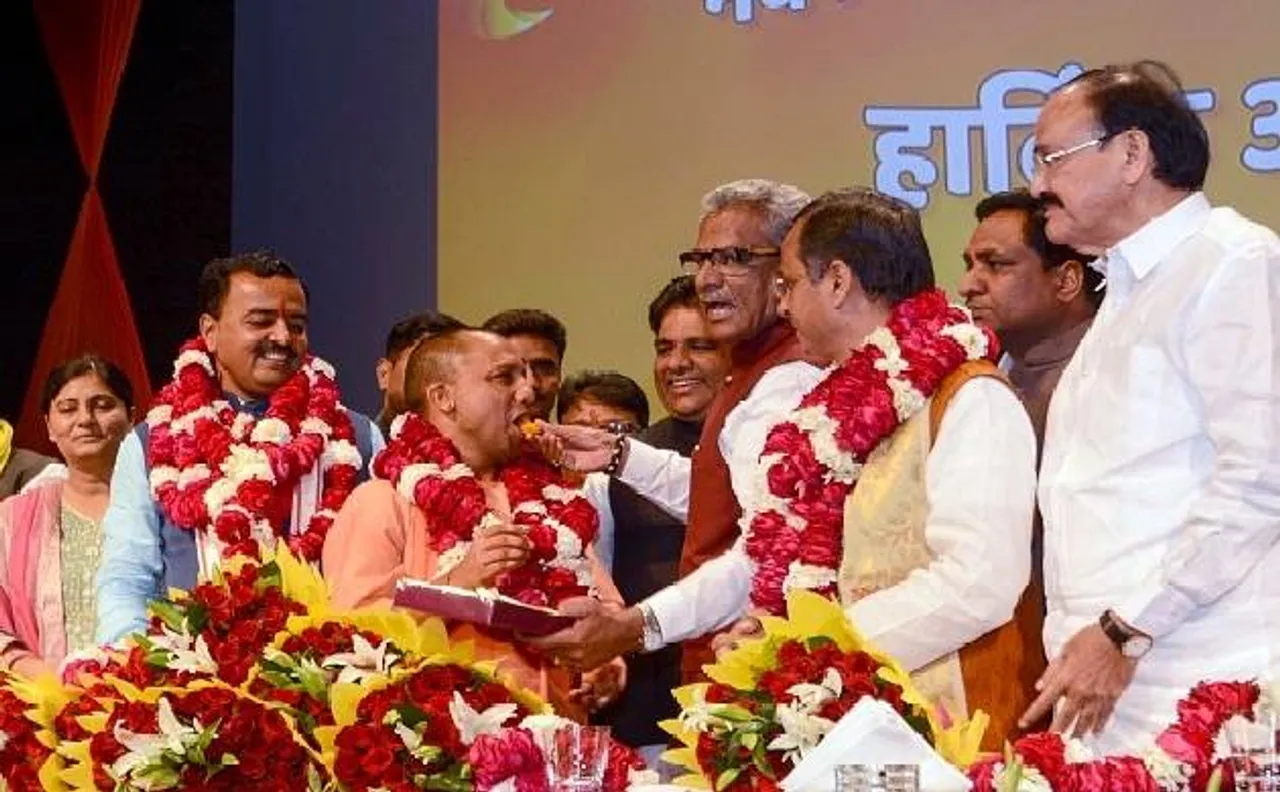 योगी आदित्यनाथ के हाथ में उत्तर प्रदेश की कमान, आज लेंगे शपथ, केशव प्रसाद मौर्य और दिनेश शर्मा बनेंगे उप-मुख्यमंत्री