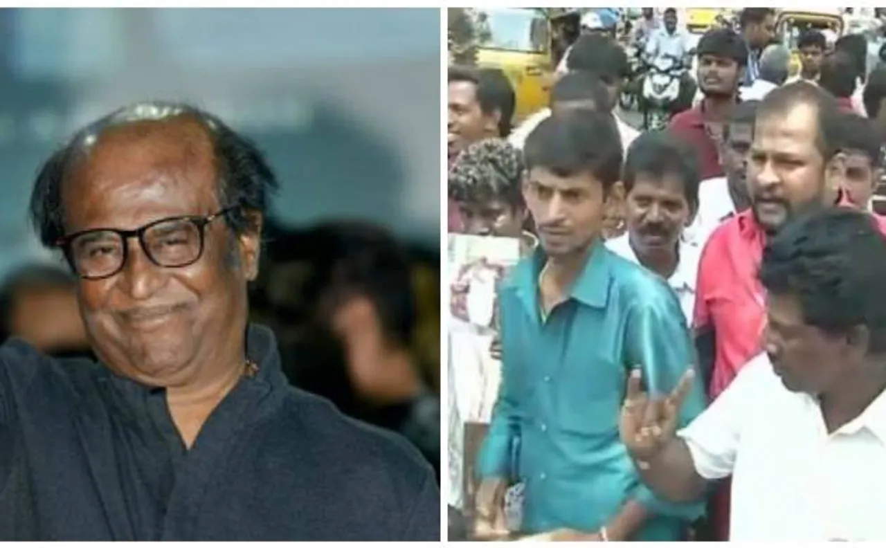 रजनीकांत के फैंस की गुहार तमिलनाडु को बचाने के लिए राजनीति में आएं