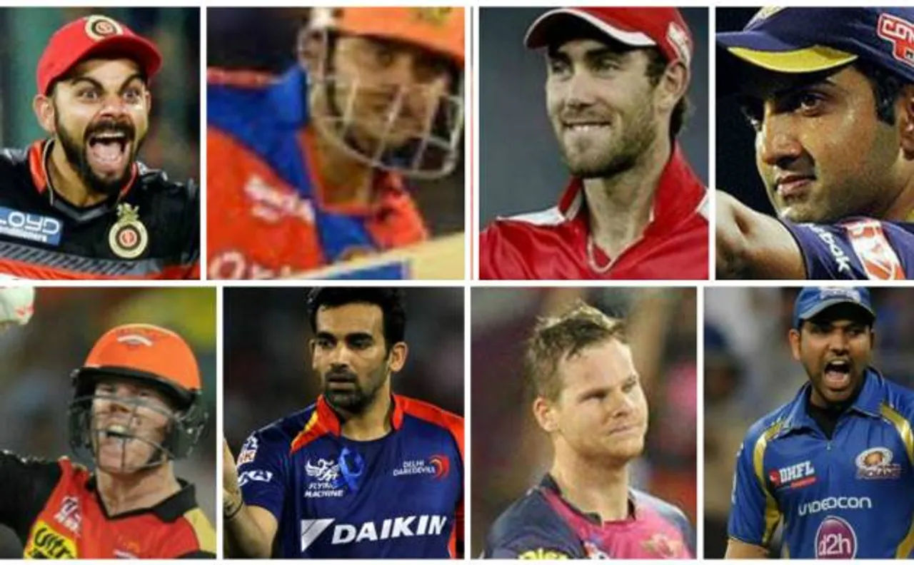 IPL 10: मुंबई इंडियंस, रॉयल चैलेंजर्स बैंगलोर, कोलकाता नाइटराइडर्स समेत सभी 8 टीमों के कप्तानों का ये हैं  टूर्नामेंट रिकॉर्ड