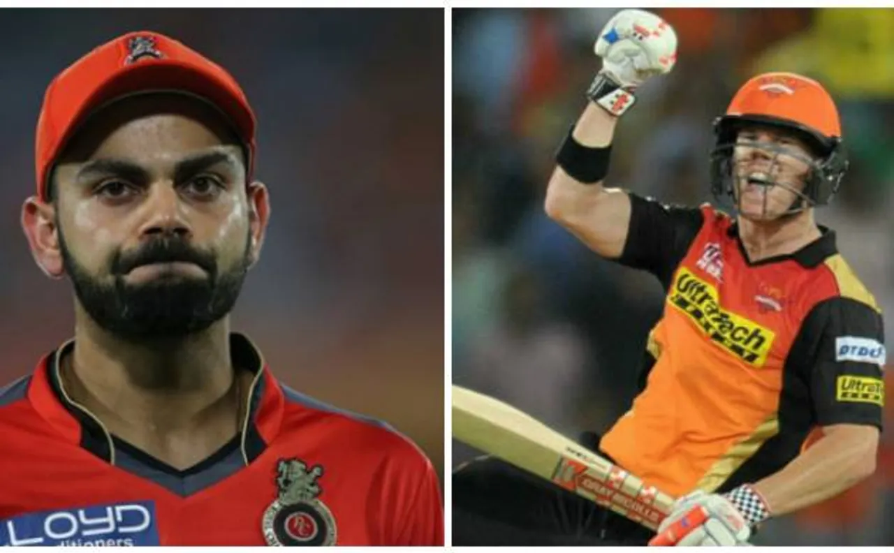 IPL 10: क्या कोहली की रॉयल चैलेंजर्स बेंगलूरु वॉर्नर के सनराइजर्स हैदराबाद के सामने कमजोर पड़ जाएगी