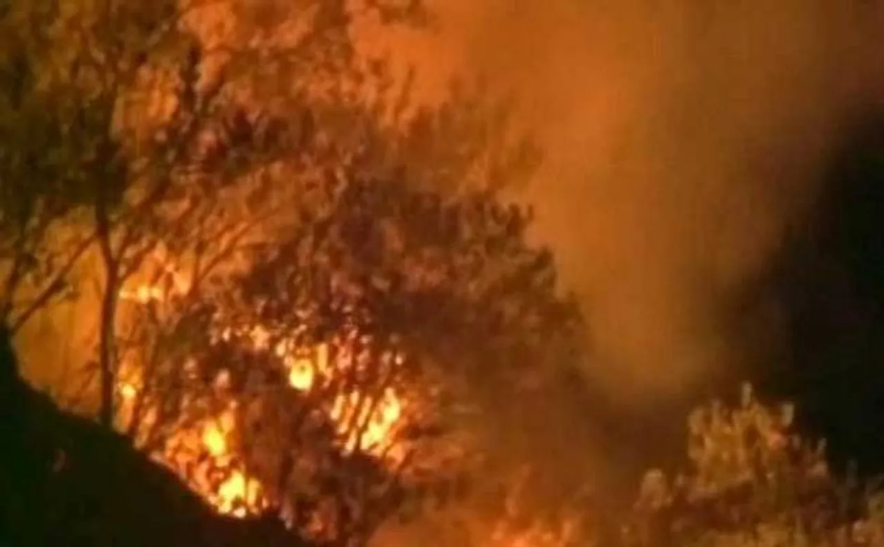 VIDEO: अब तक नहीं बुझी माउंट आबू के जंगलों में लगी आग, सेना का ऑपरेशन जारी