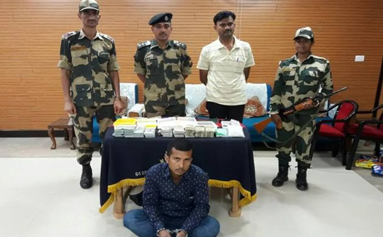 पश्चिम बंगालः बीएसएफ ने करोड़ों की करेंसी के साथ एक बांग्लादेशी को किया गिरफ्तार
