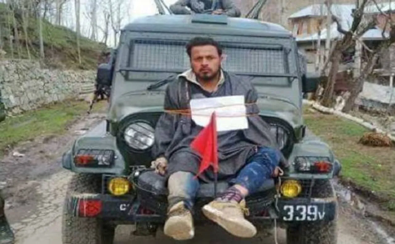 जम्मू-कश्मीर: मानव ढाल मामले में सेना को मिलेगा मोदी सरकार का साथ, पुलिस दर्ज कर चुकी है FIR