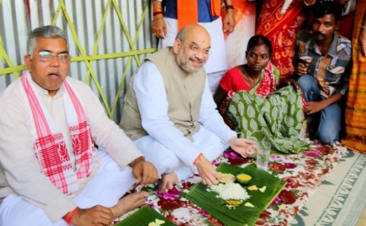 अमित शाह की मेजबानी करने वाला परिवार टीएमसी में शामिल, ममता बनर्जी पर बीजेपी का हमला कहा- महाली दंपति पर बनाया गया दबाव