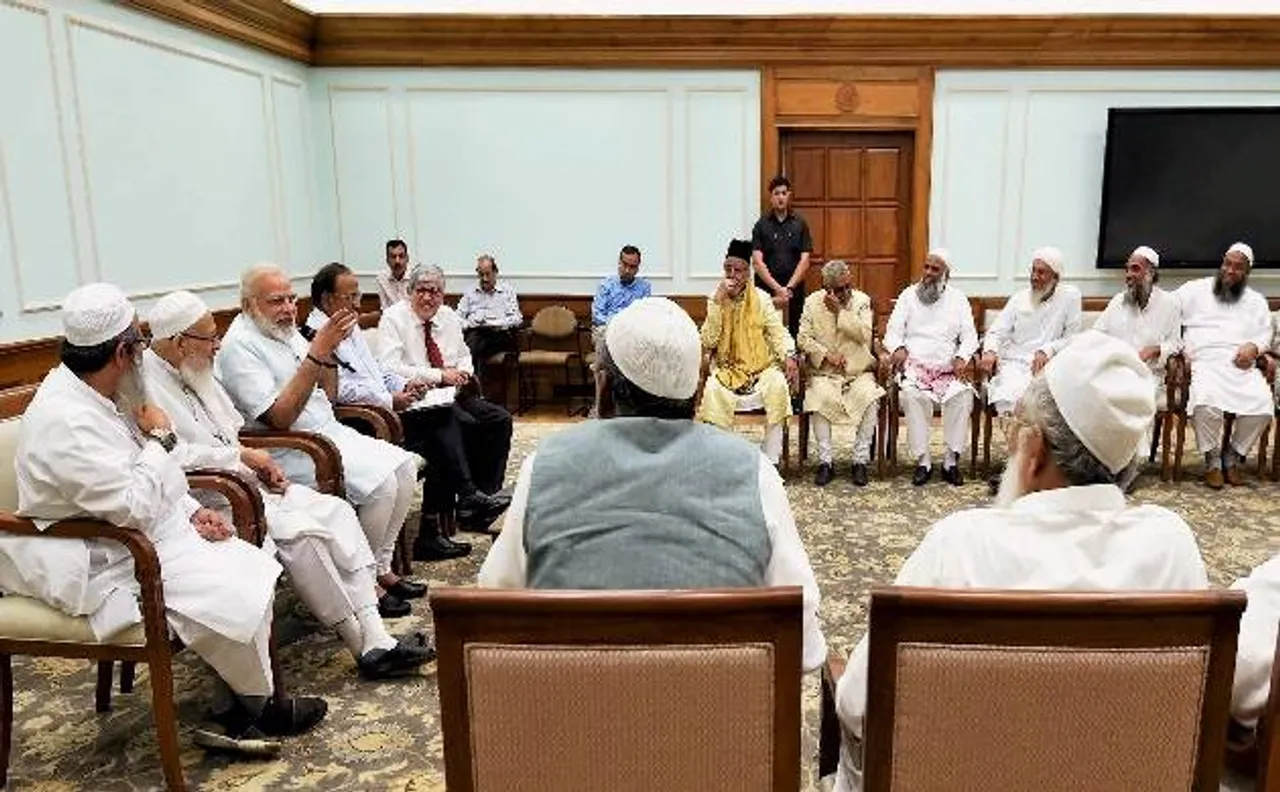 पीएम से मिला मुस्लिम प्रतिनिधिमंडल, ट्रिपल तलाक पर मोदी के विचारों से जताई सहमति
