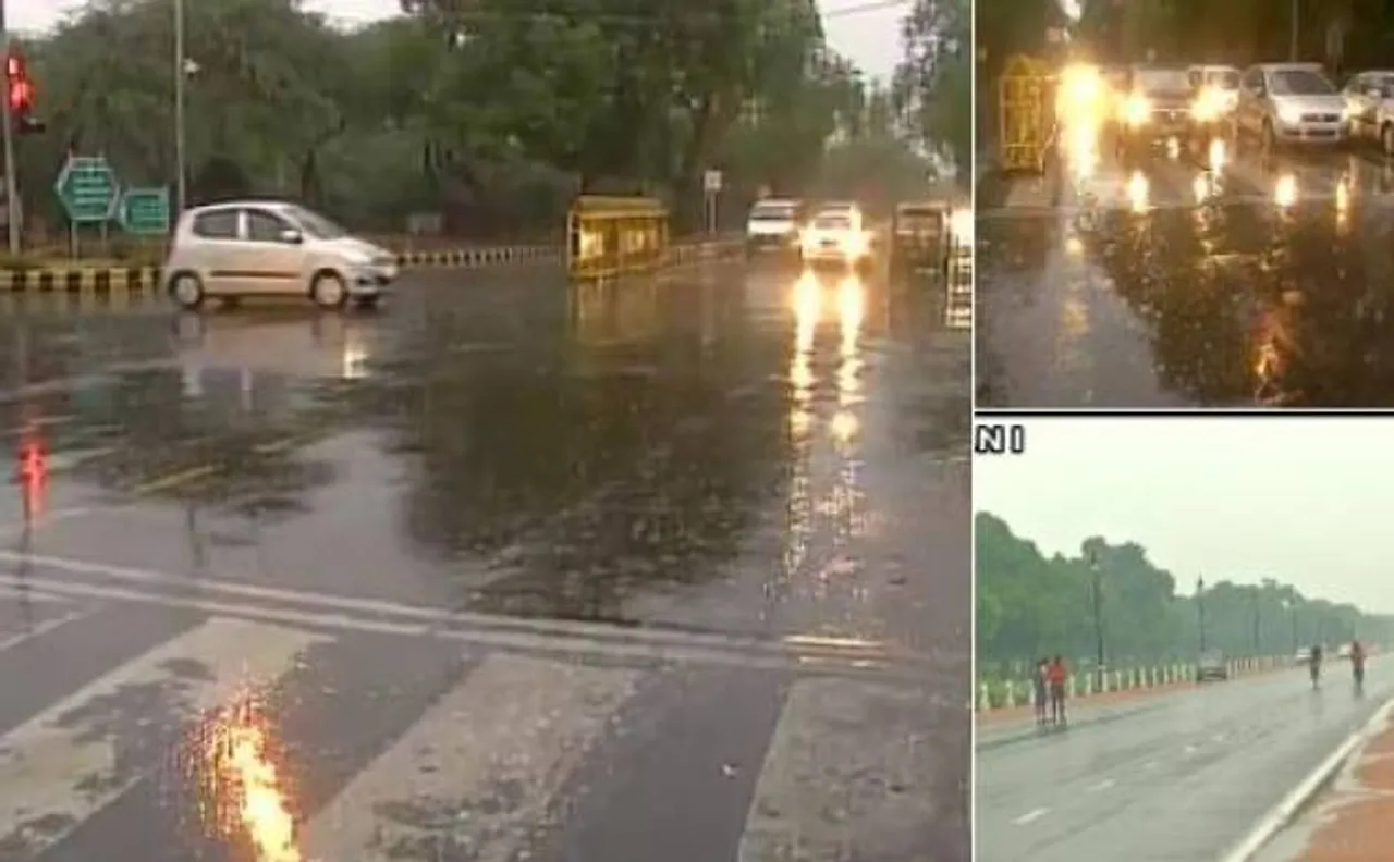 दिल्ली-एनसीआर में मौसम सुहावना, बारिश ने दी गर्मी से राहत