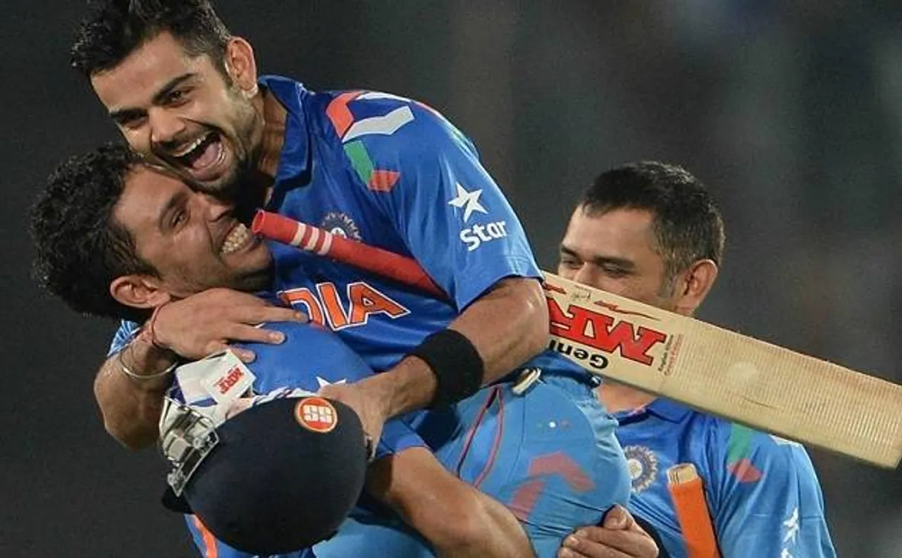 चैम्पियंस ट्रॉफी: Ind Vs Ban मैच से पहले टीम इंडिया की मस्ती, युवराज और धवन संग कोहली ने किया डांस (Video)