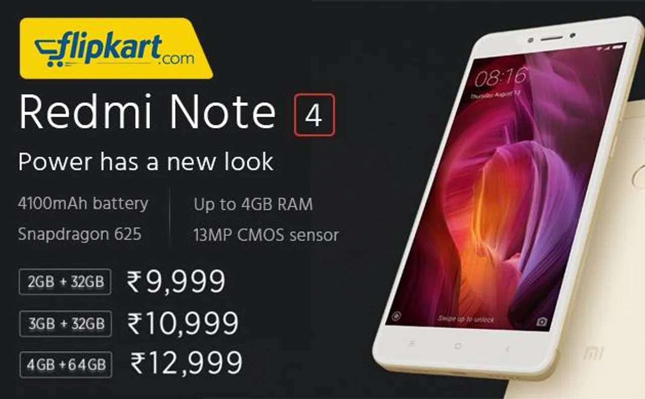 ग्राहकों में Redmi note 4 की दीवानगी, फ्लैश सेल शुरू होते ही फ्लिपकार्ट पर चंद सेकेंड में बिक गए सारे हैंडसेट