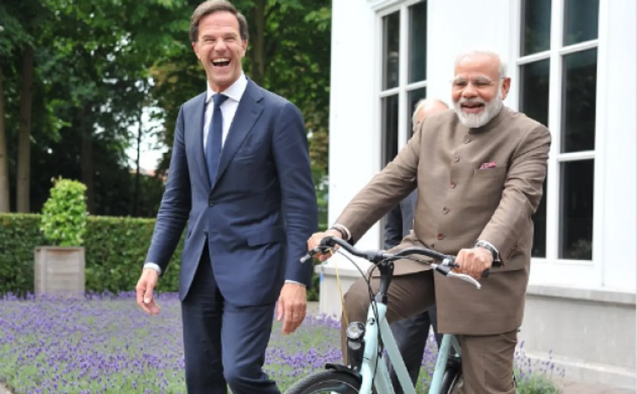नैदरलैंड्स के पीएम रूट ने पीएम मोदी को गिफ्ट की साईकिल, मोदी बोले 'शुक्रिया'