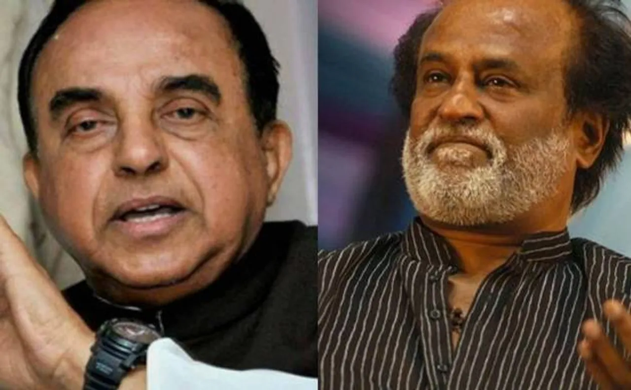 सुब्रमण्यम ने ट्वीट की रजनीकांत की US में जुआ खेलते हुए तस्वीर, कहा- ED करे जांच