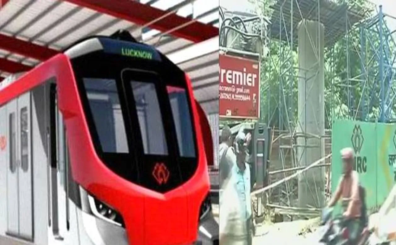 लखनऊः मेट्रो का गिरा बोर्ड, एक छात्र की मौत