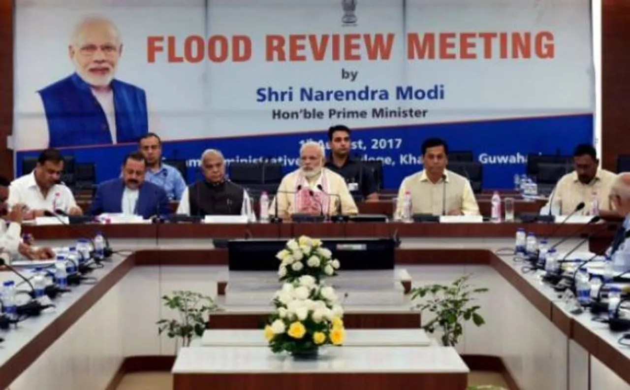 बाढ़ की चपेट में असम, पीएम मोदी ले रहे हैं स्थितियों का जायजा