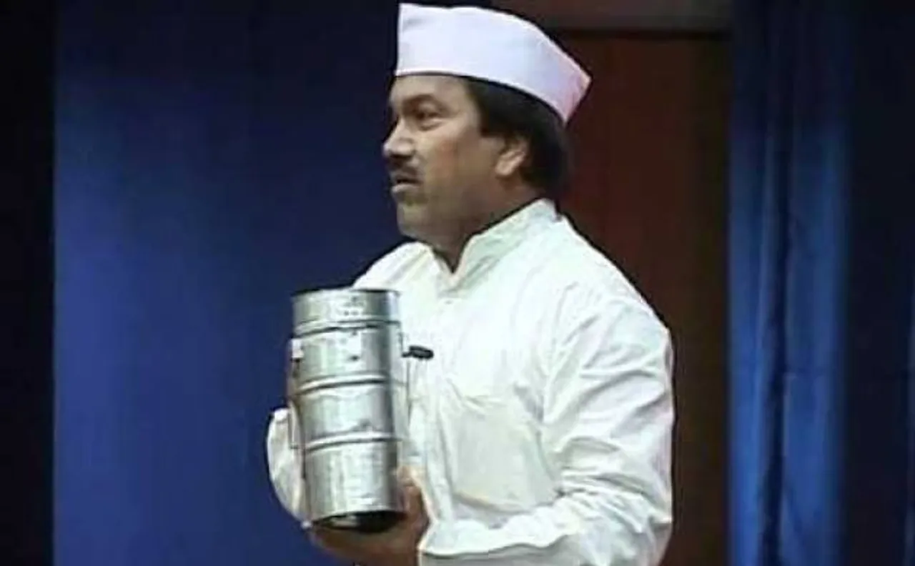 एआईएम दिल्ली के छात्रों को मुबंई डब्बावाला ने सिखाए मैनेजमेंट के गुर