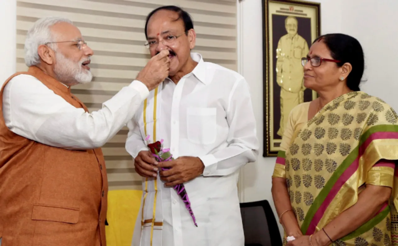 वेंकैया नायडू ने जीता उपराष्ट्रपति चुनाव, राष्ट्रपति से लेकर लोकसभा अध्यक्ष पद तक अब BJP नेता काबिज