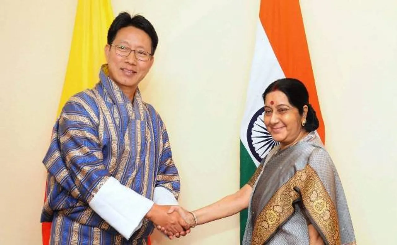 भूटान के विदेश मंत्री से मिली सुषमा स्वराज, डाकोला विवाद पर हुई चर्चा