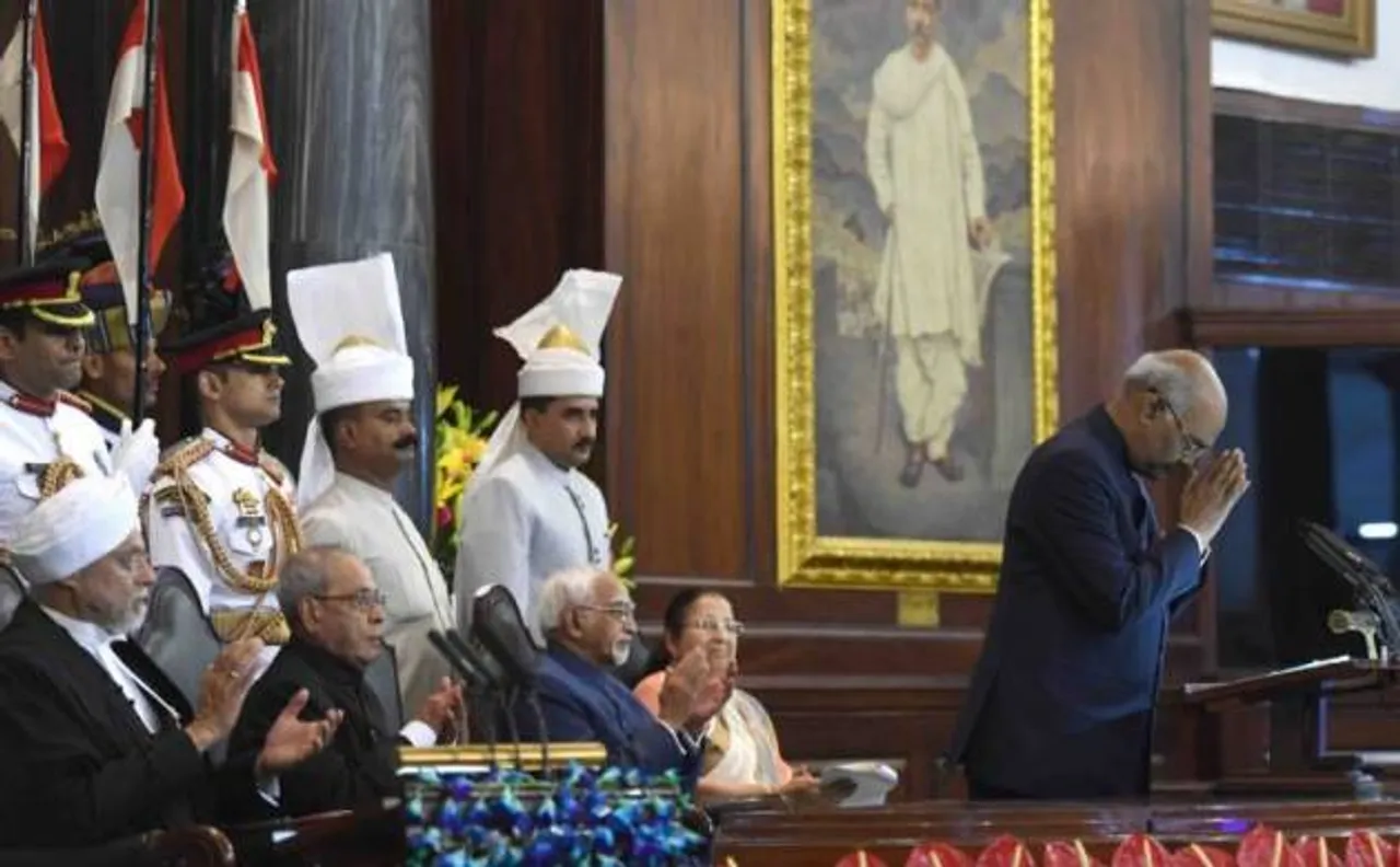 राष्ट्रपति रामनाथ कोविंद ने कहा, ‘न्यू इंडिया’ में गरीबी के लिए कोई गुंजाइश नहीं