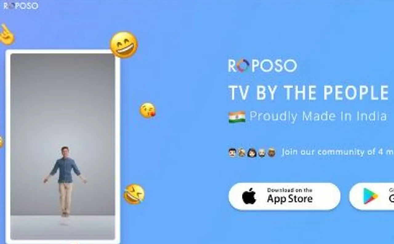 रोपोसो का ऐप 'टीवी बाय द पीपल' लॉन्च,खुद के वीडियो और फोटो कर सकतें हैं शेयर