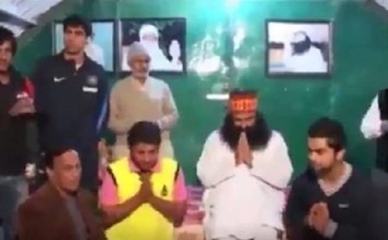 विराट कोहली के साथ ये खिलाड़ी भी है बाबा राम रहीम का शिष्य