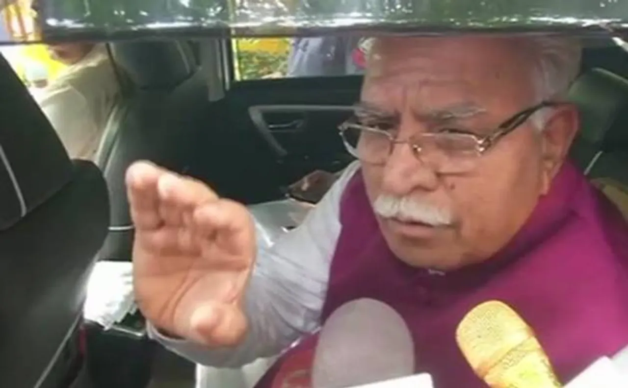 हरियाणा सीएम मनोहर लाल खट्टर का बयान, यहां पर सब शांति है, नहीं दूंगा इस्तीफा