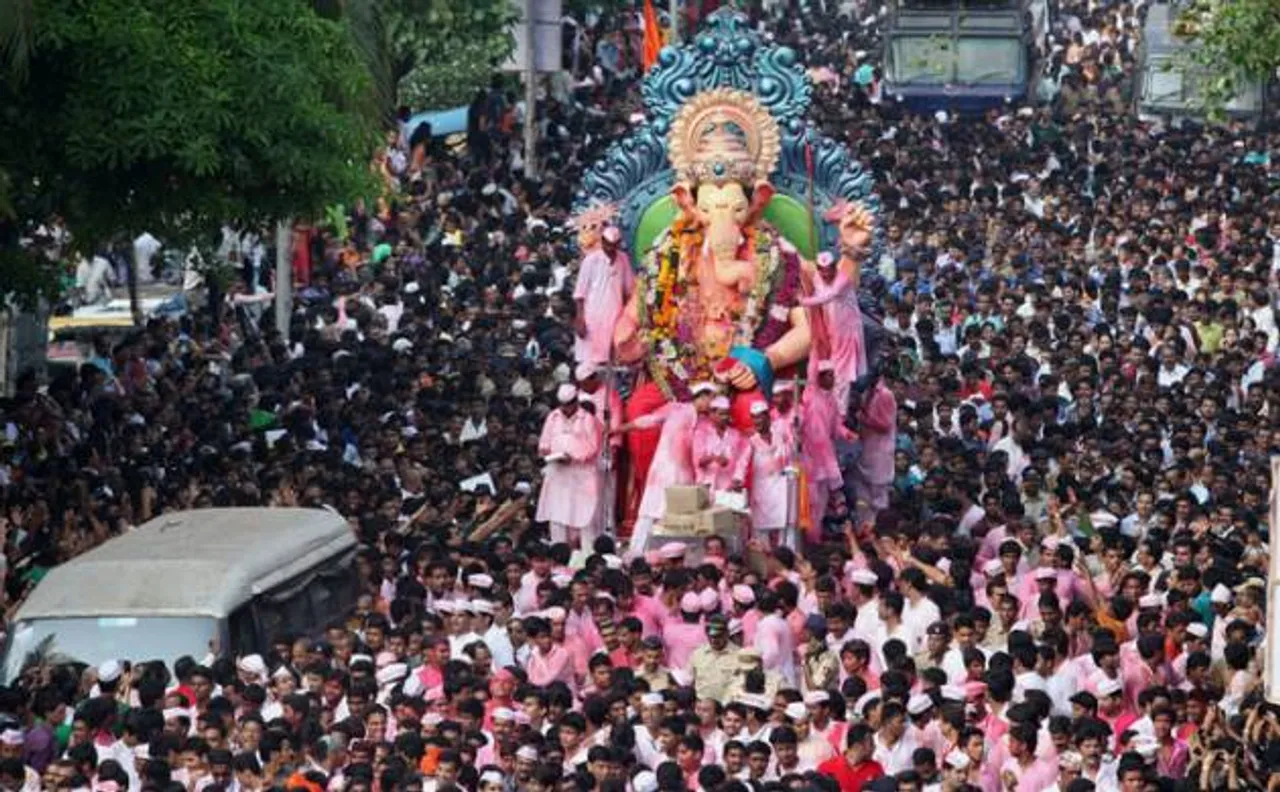 मुंबई पुलिस ने गणपति विसर्जन पर किया सुरक्षा का पुख्ता इंतजाम