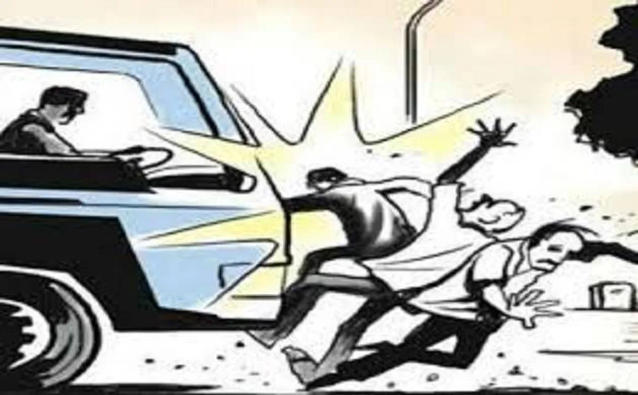 बिहार के मुजफ्फरपुर में ट्रक ने पुलिस की गाड़ी कौ रौंदा, 5 लोगों की मौत